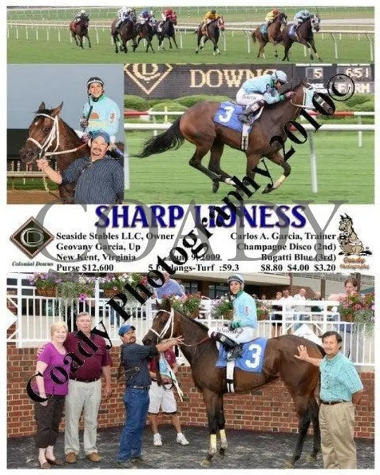 Sharp Lioness - 6 9 2009 Colonial Downs