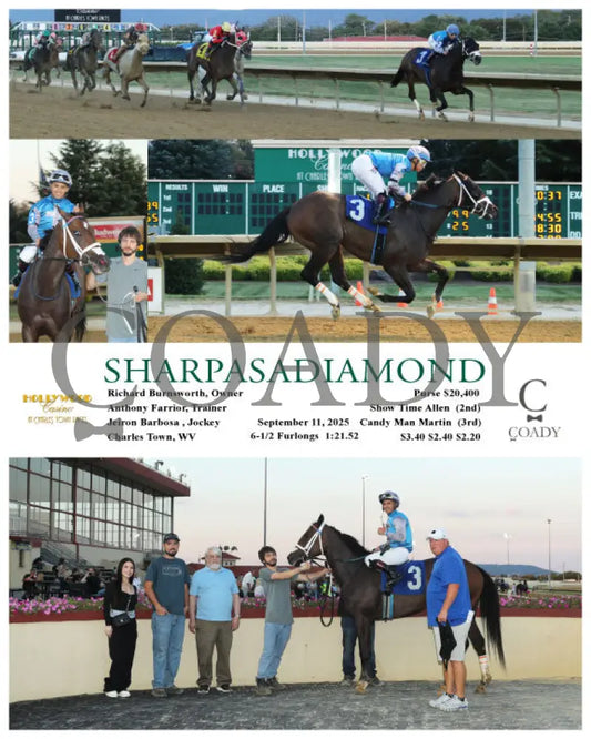 SHARPASADIAMOND - 09-11-25 - R01 - CT Hollywood Casino at Charles Town Races
