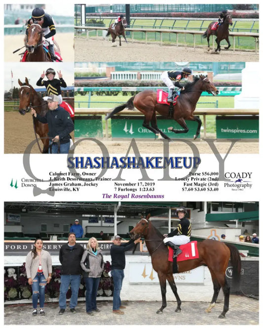 Shashashakemeup - 11-17-19 R04 Cd Churchill Downs