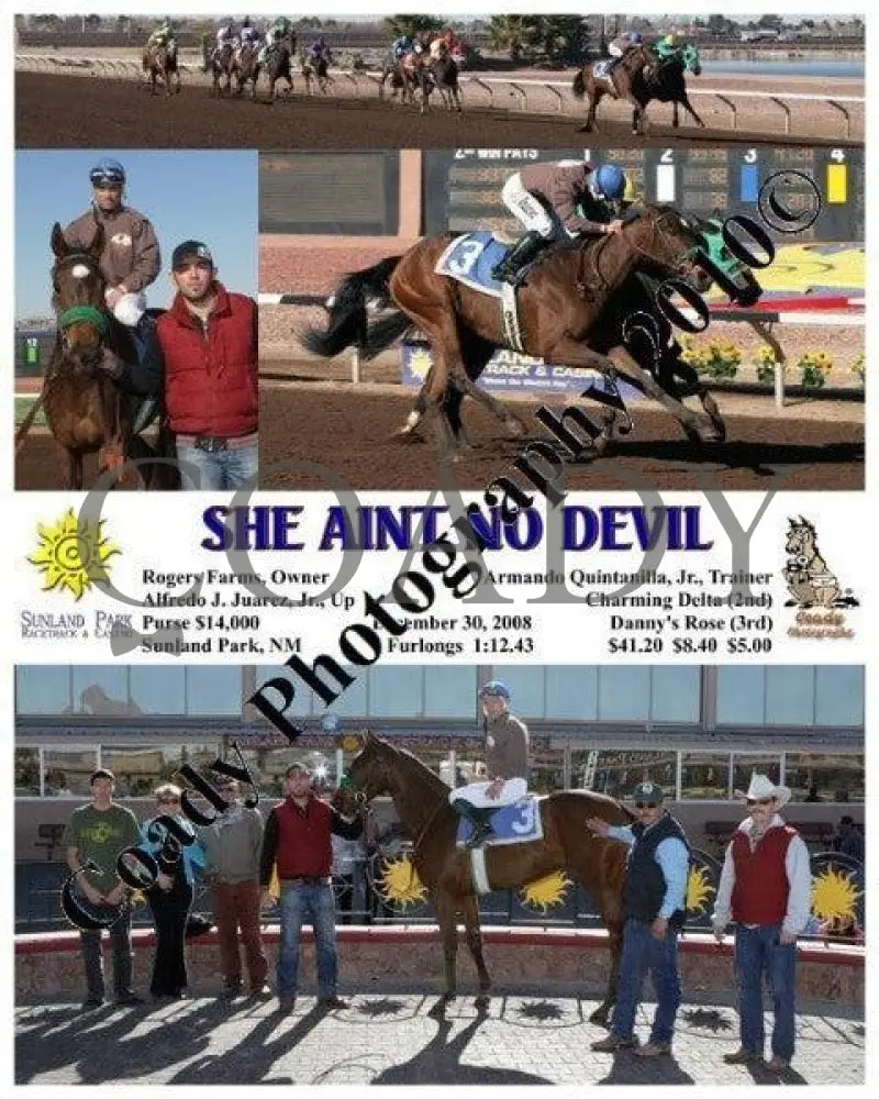 She Aint No Devil - 12 30 2008 Sunland Park