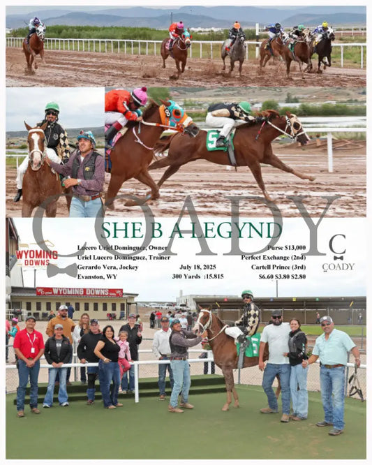 SHE B A LEGYND - 07-18-25 - R01 - WYO Wyoming Downs
