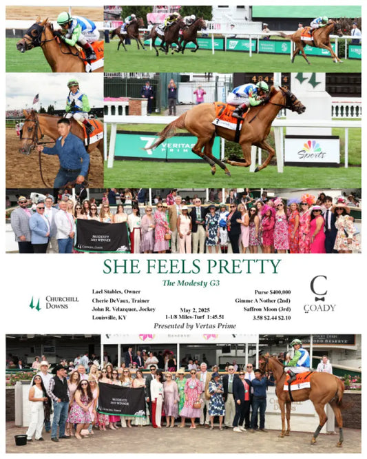 SHE FEELS PRETTY - The Modesty G3 - 05-02-25 - R08 - CD Churchill Downs