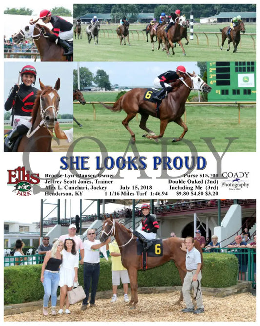 She Looks Proud - 071518 Race 06 Elp Ellis Park