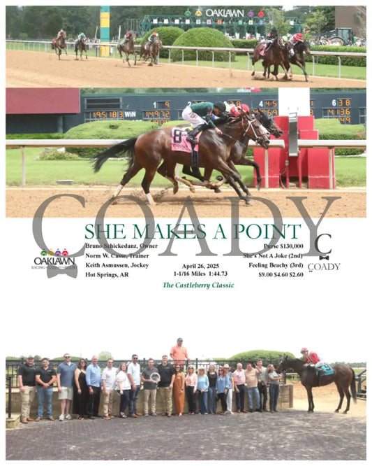 SHE MAKES A POINT - 04-26-25 - R04 - OP Oaklawn Park