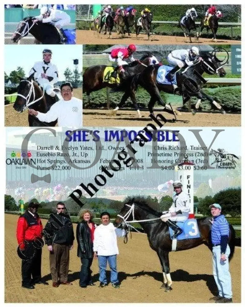 She S Impossible - 2 14 2008 Oaklawn Park