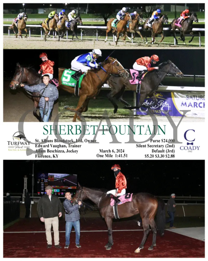 Sherbet Fountain - 03 - 06 - 24 R03 Tp Turfway Park