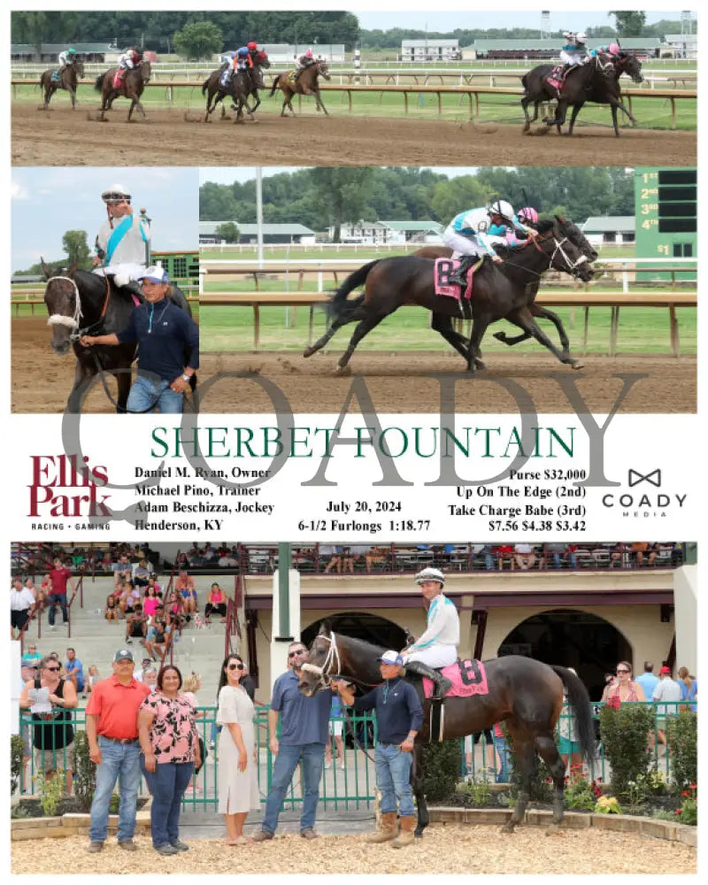 Sherbet Fountain - 072024 Race 07 Elp Ellis Park