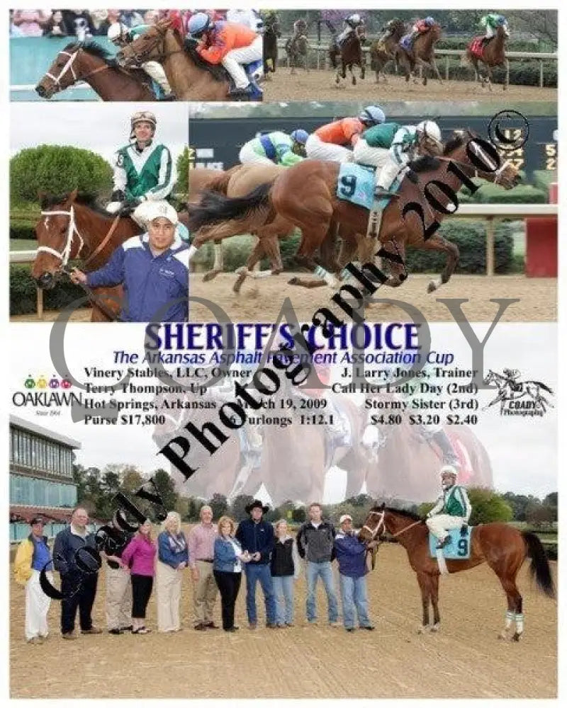 Sheriff S Choice - The Arkansas Asphalt Pavement Oaklawn Park