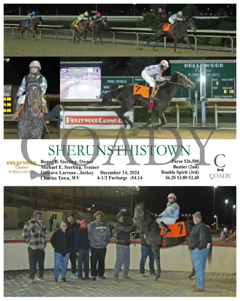 Sherunsthistown - 12-14-24 R03 Ct Hollywood Casino At Charles Town Races
