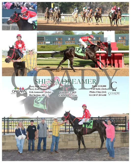 She’s A Dreamer - 020225 Race 07 Op Oaklawn Park