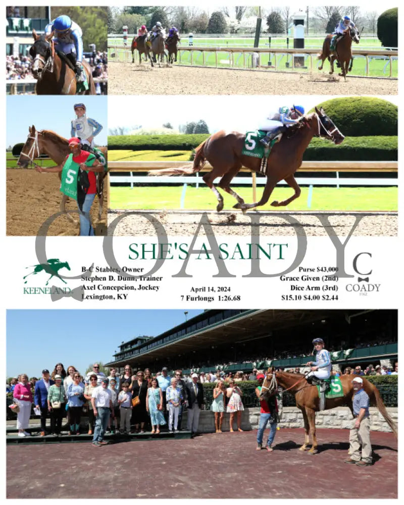 She’s A Saint - 04 - 14 - 24 R04 Kee Keeneland