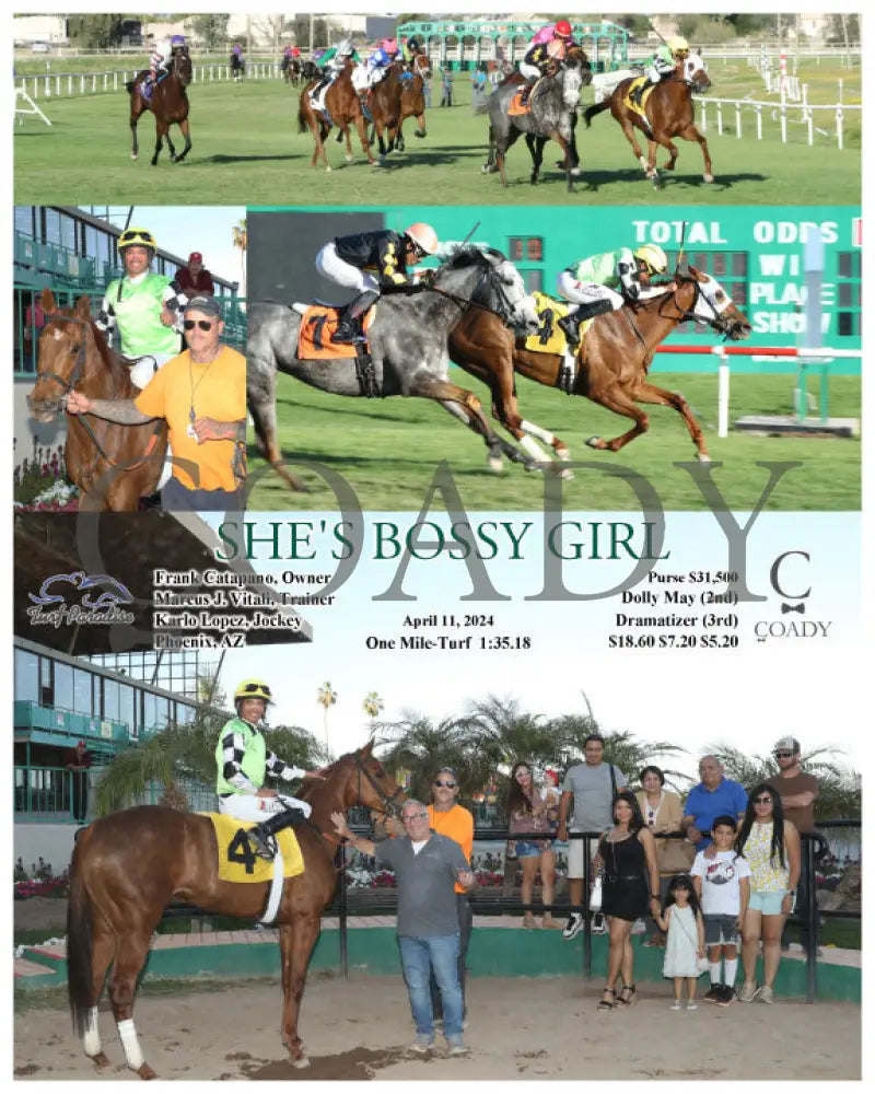 She’s Bossy Girl - 04 - 11 - 24 R10 Tup Turf Paradise
