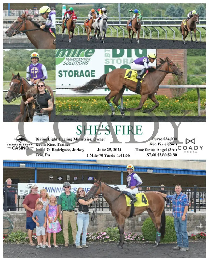 She’s Fire - 06-25-24 R05 Pid Presque Isle Downs