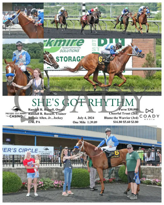 She’s Got Rhythm - 07-04-24 R02 Pid Presque Isle Downs