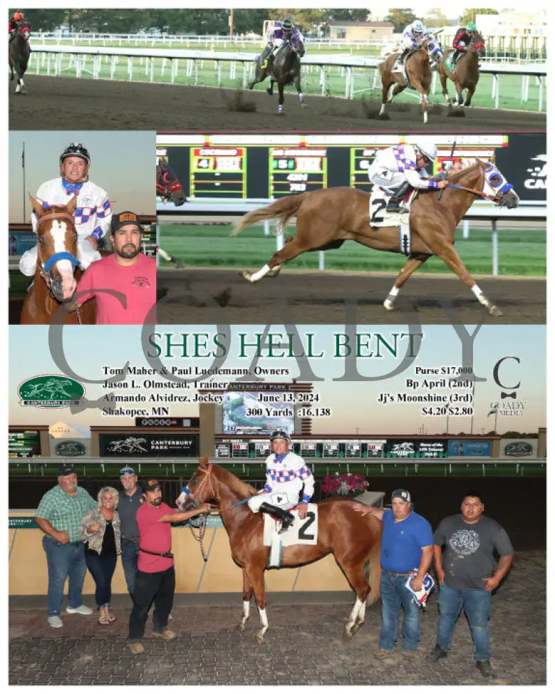 Shes Hell Bent - 06-13-24 R08 Cby Canterbury Park