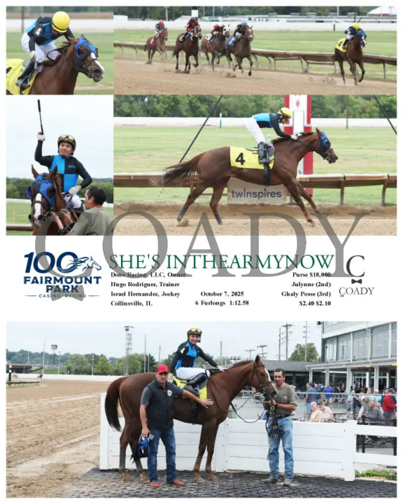 SHE’S INTHEARMYNOW - 10-07-25 - R05 - FP Fanduel Sportsbook Horse Racing