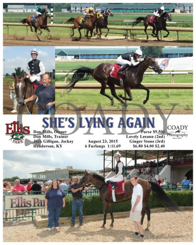 She’s Lying Again - 082315 Race 03 Elp Ellis Park