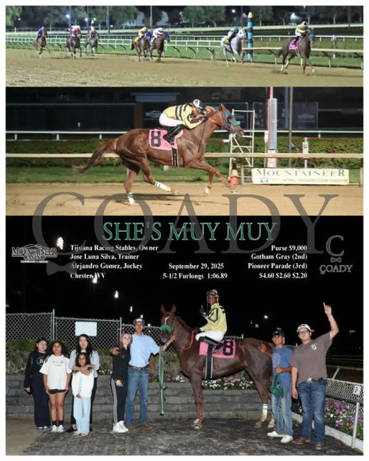 SHE’S MUY MUY - 09-29-25 - R08 - MNR Mountaineer Park