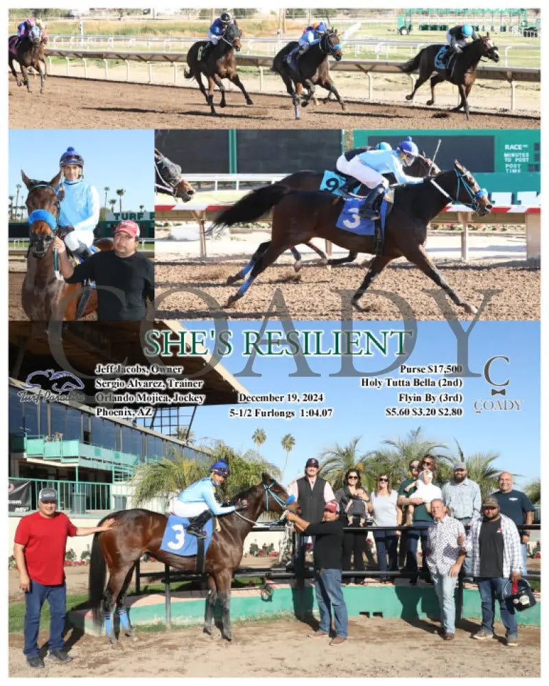 She’s Resilient - 12-19-24 R05 Tup Turf Paradise