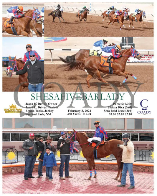 Shesafivebarlady - 02-03-24 R03 Sun Sunland Park