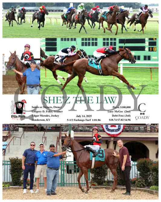 SHE’Z THE LAW - 07-14-25 - R07 - ELP Ellis Park