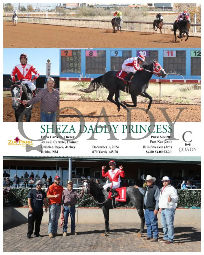 Sheza Daddy Princess - 12-01-24 R03 Zia Zia Park