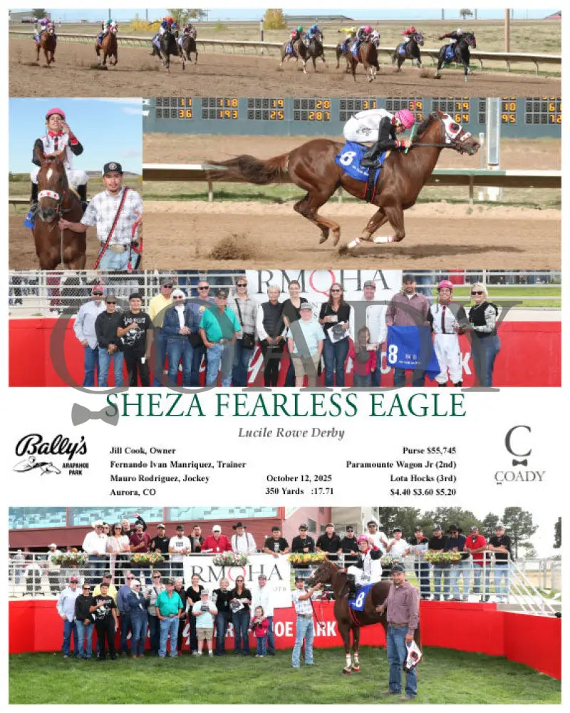 SHEZA FEARLESS EAGLE - Lucile Rowe Derby - 10-12-25 - R06 - ARP Arapahoe Park