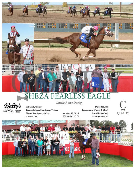 SHEZA FEARLESS EAGLE - Lucile Rowe Derby - 10-12-25 - R06 - ARP Arapahoe Park