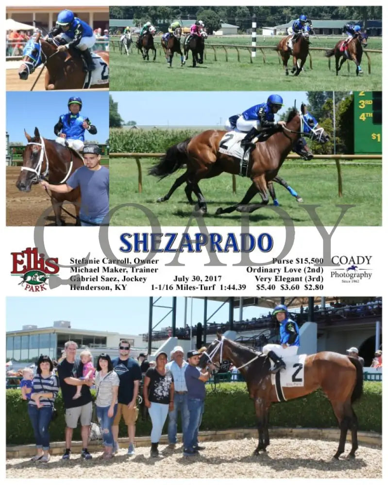 Shezaprado - 073017 Race 03 Elp Ellis Park