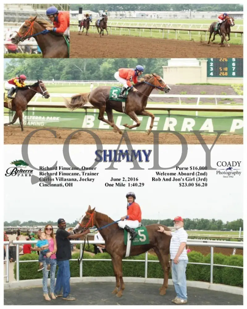 Shimmy - 060216 Race 04 Btp Belterra Park