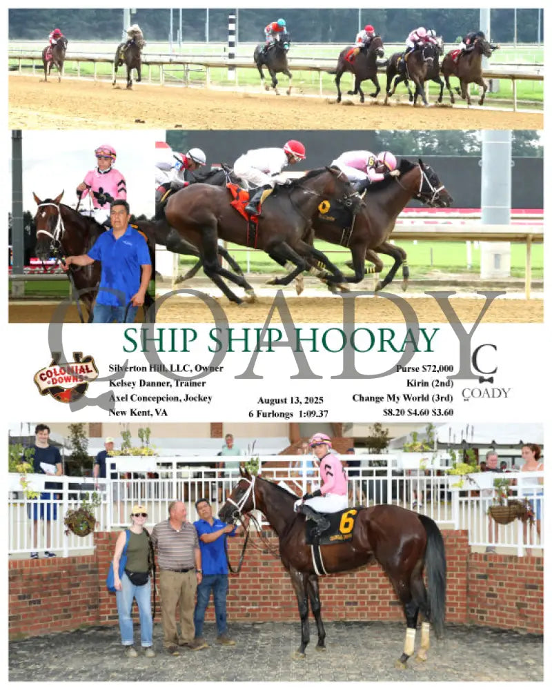SHIP SHIP HOORAY - 08-13-25 - R04 - CNL Colonial Downs