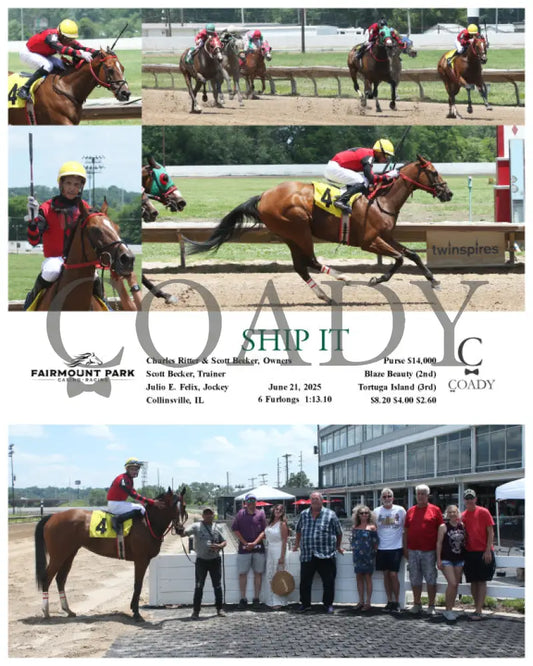 SHIP IT - 06-21-25 - R03 - FP Fanduel Sportsbook Horse Racing