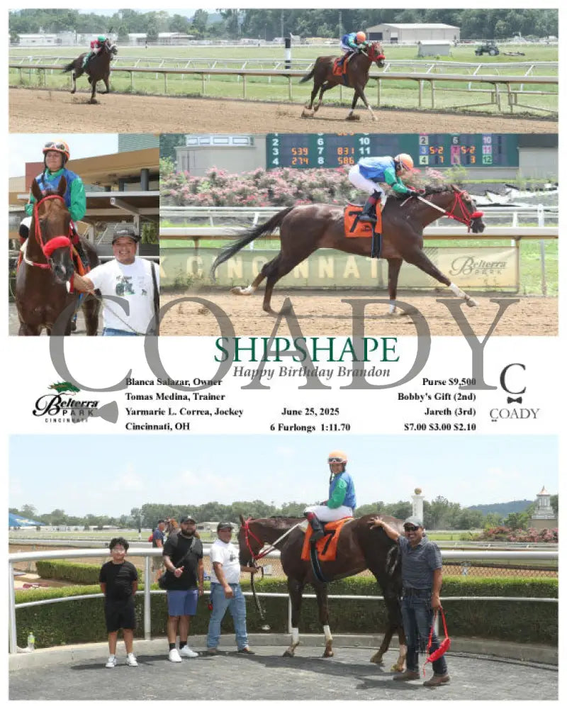 SHIPSHAPE - Happy Birthday Brandon - 06-25-25 - R07 - BTP Indiana Grand