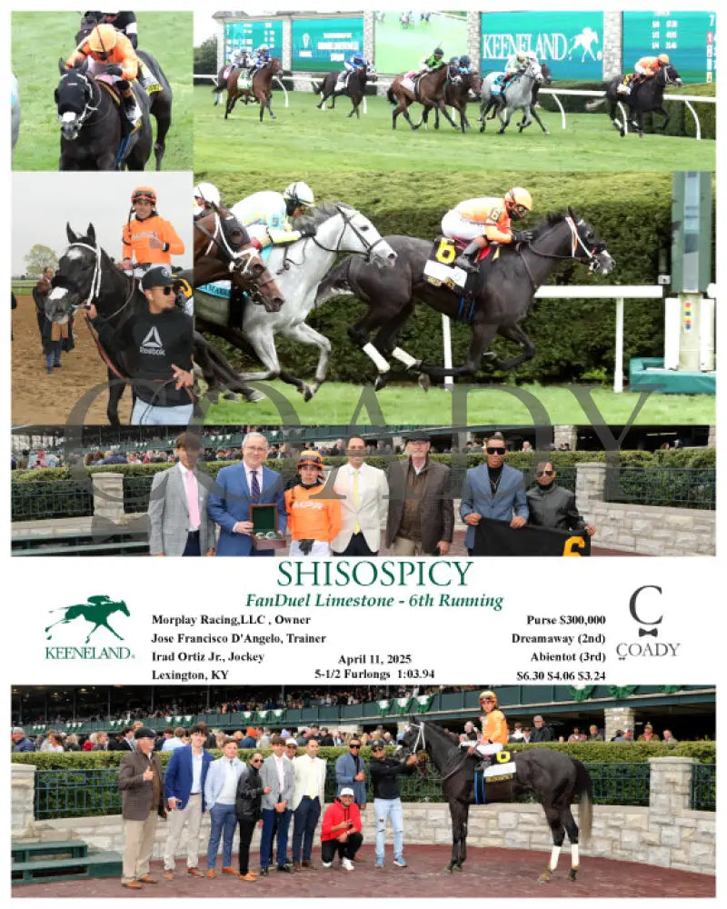 SHISOSPICY - FanDuel Limestone - 6th Running - 04-11-25 - R07 - KEE Keeneland