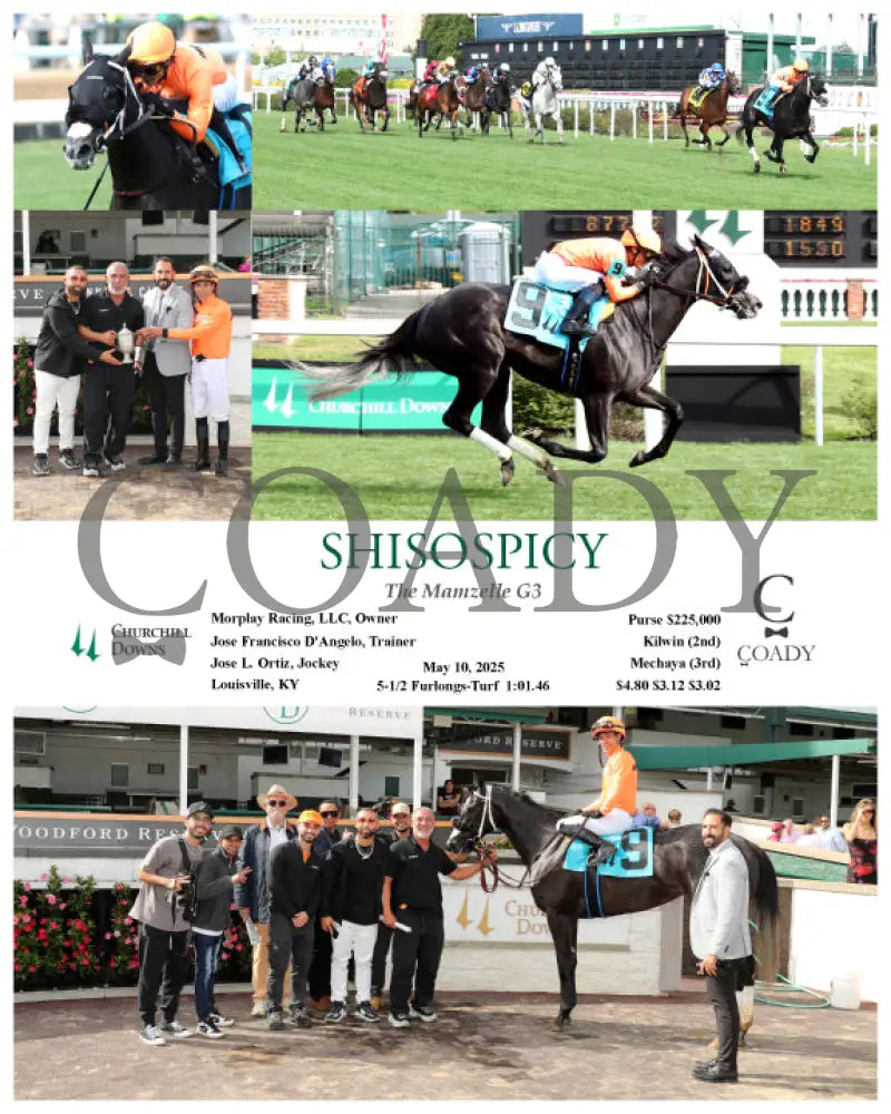 SHISOSPICY - The Mamzelle G3 - 05-10-25 - R10 - CD Churchill Downs