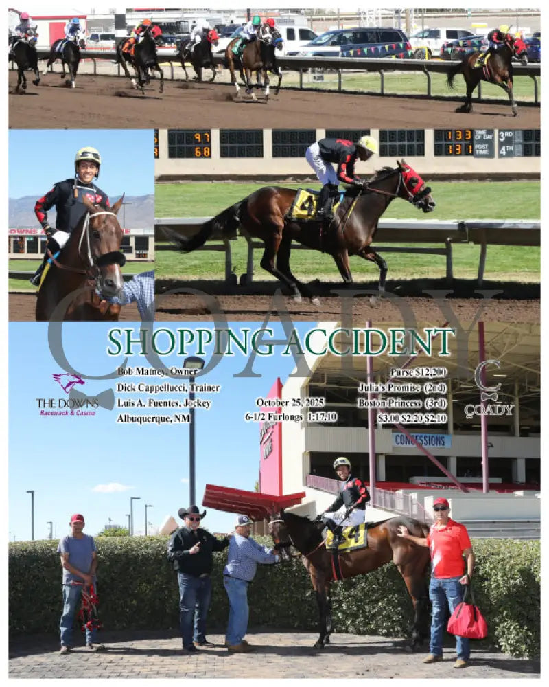 SHOPPING ACCIDENT - 10-25-25 - R01 - ALB Downs at Albuquerque