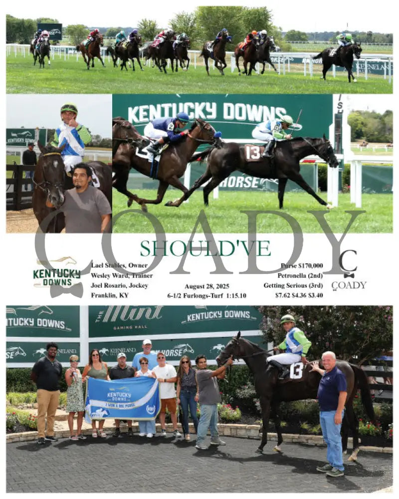 SHOULD’VE 082825 Race 02 KD Kentucky Downs