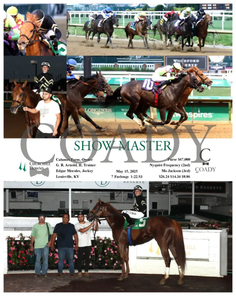 SHOW MASTER - 05-15-25 - R08 - CD Churchill Downs