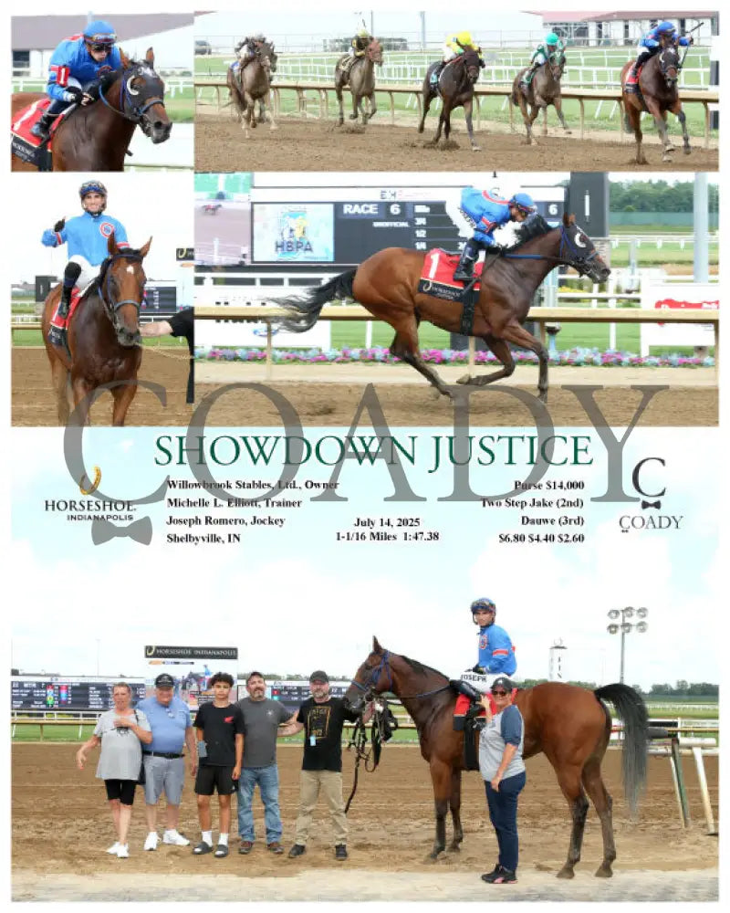 SHOWDOWN JUSTICE - 07-14-25 - R06 - IND Indiana Grand