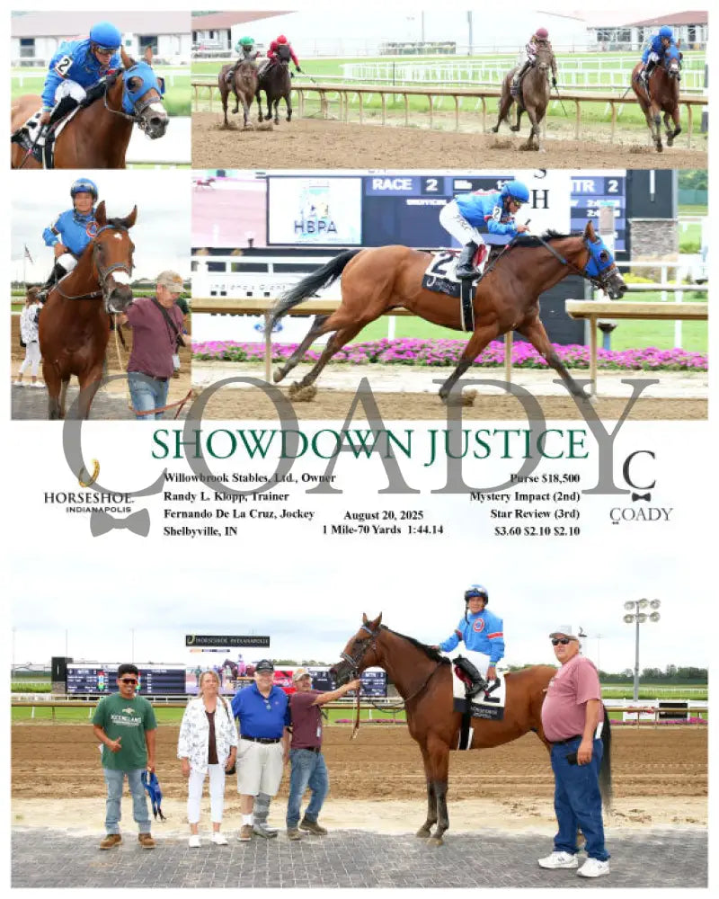 SHOWDOWN JUSTICE 08 20 25 R02 IND Indiana Grand