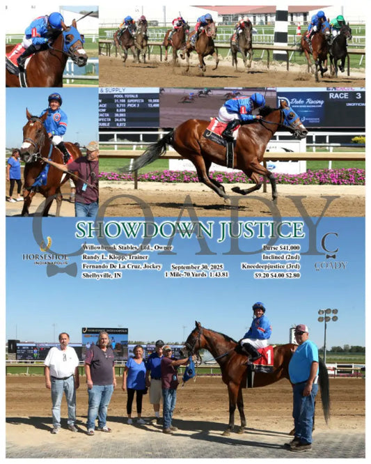 SHOWDOWN JUSTICE - 09-30-25 - R03 - IND Indiana Grand