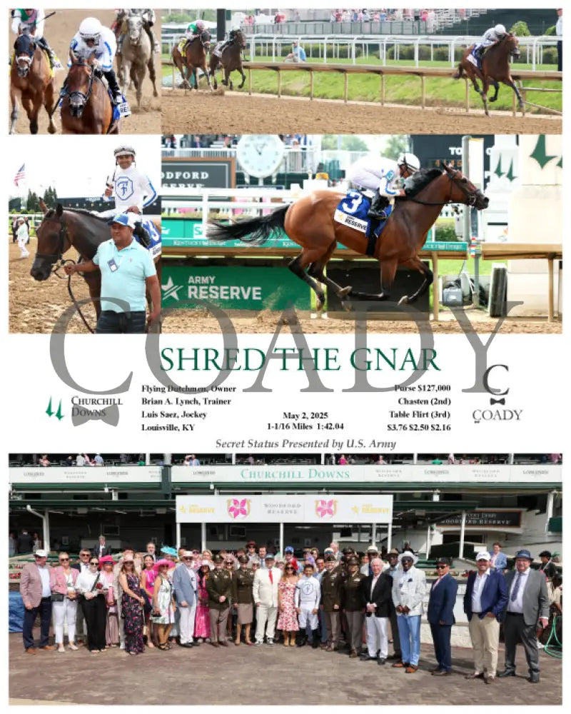 SHRED THE GNAR - 050225 - Race 01 - CD Churchill Downs