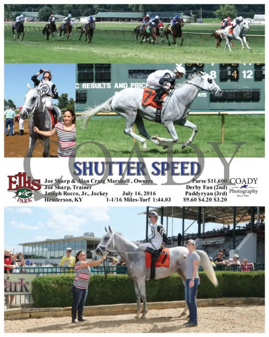 Shutter Speed - 071616 Race 06 Elp Ellis Park