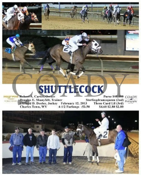 Shuttlecock - 021213 Race 06 Ct Hollywood Casino At Charles Town Races