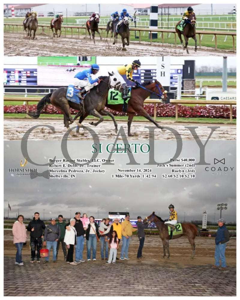 Si Certo - 11-14-24 R06 Ind Indiana Grand