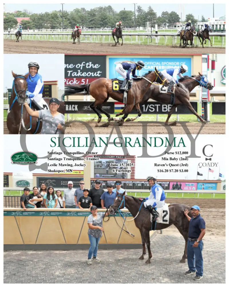 SICILIAN GRANDMA - 06-15-25 - R03 - CBY Ruidoso Downs