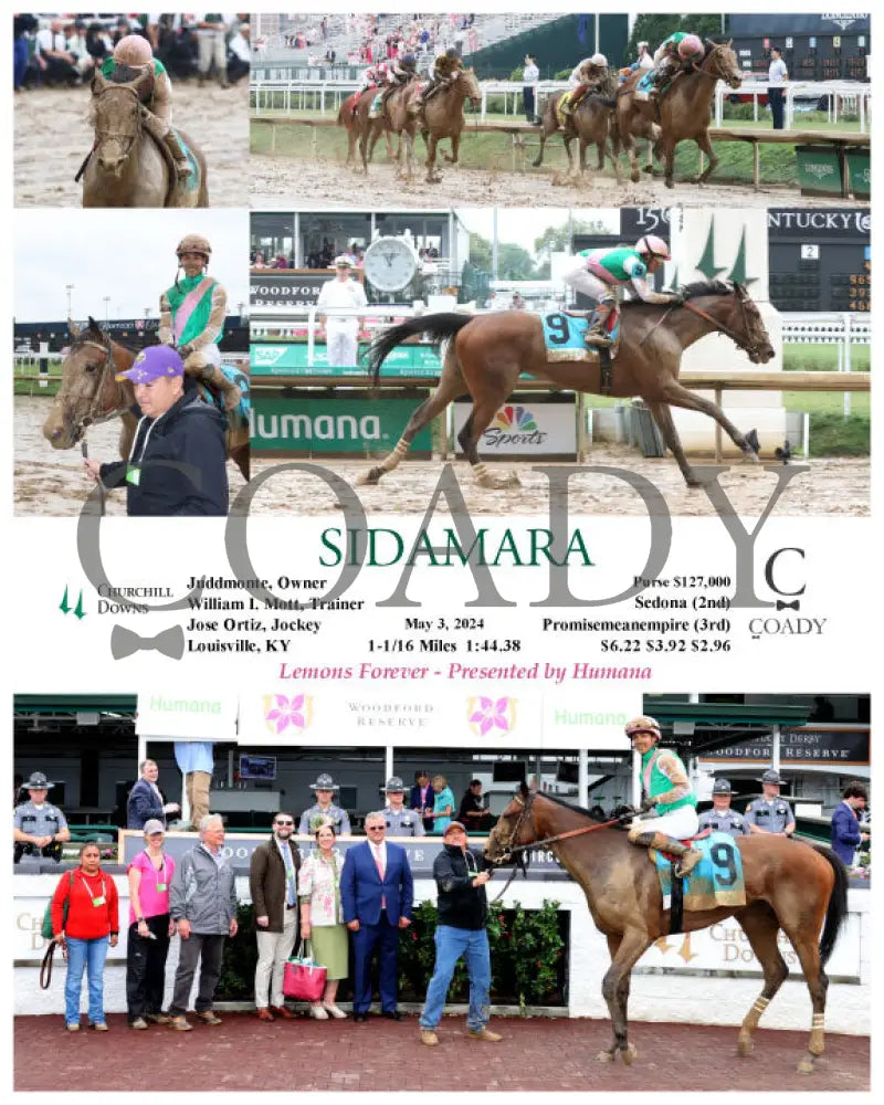 Sidamara - Lemons Forever 05-03-24 R02 Cd Churchill Downs
