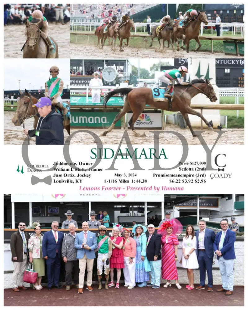 Sidamara - Lemons Forever 05-03-24 R02 Cd G Churchill Downs