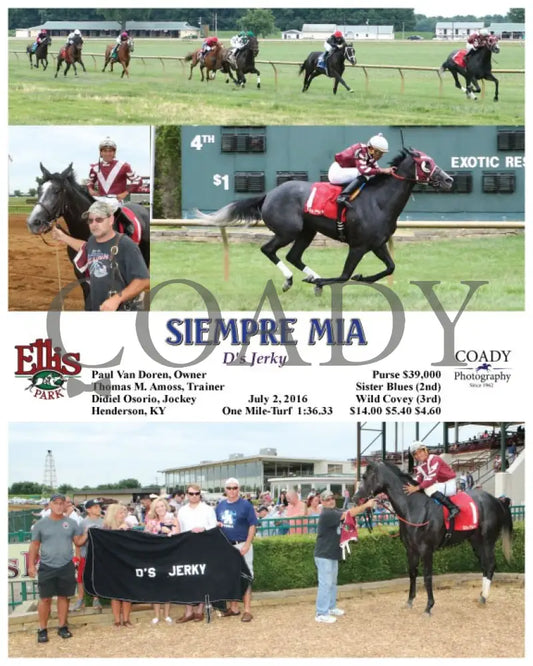 Siempre Mia - 070216 Race 05 Elp Ellis Park