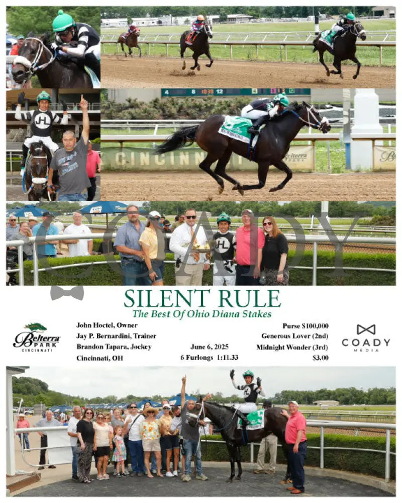 SILENT RULE - 060625 - Race 06 - BTP The Best Of Ohio Diana Stakes Churchill Downs